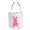 DHL Canvas Пасхальная корзина для кролика уши кролики хорошего качества пасхальные сумки для детских подарков в карикатурах мультфильм перевозка яиц Bag4868449