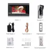 Freeshipping Home Intercom System Draadloze WiFi Smart IP Video Deurbel 7 inch met 1x1200TVL Bedrade deurtelefooncamera
