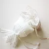 Подарочная сумка винтажный стиль натуральные белые свадебные украшения для хранения подарков
