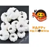 12pcs Simulação pequena espuma Mini Halloween White DIY artesanato artificial de abóbora de abóbora Decoração de casamento Y201006