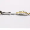 Carlywet 20mm 20 mm Roségold Silber Schwarz fest gebogene Endschrauben mit Gleitschloss Stahl -Uhr -Band Armband 2001971
