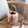 Omuz Çantaları Kova Çanta Çanta Moda Faux Kürk Kış Kadın Crossbody Bayanlar Peluş El Tasarımcıları Bolsa Feminina SAC