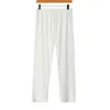 Sexy Mens Breathable Mesh Sheer See-through Loose Pajamas Lounge Pants Soft Comfortable Trousers Sleep Pants