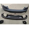 1 Set High Quality Body Kits PP /Stainless Steel Rear Lip Car Accessories For S5 Bumper Diffuser Exhaust Pipe Muffler Tip