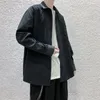 2020 Hommes Style coréen Mode Manches longues Solide 5 Couleur Chemises hawaïennes Camisa Social Masculina Chemises Streetwear M-3XL1