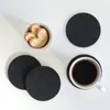 8 stks / set Coasters Home Diner Tafel Vilt Onderzetters Set met Opbergdoos Eenvoudig Licht / Donkergrijs Cup Mat Pad Kit Drop Shipping