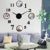 写真フレームDIY大壁時計カスタム写真装飾的なリビングルーム家族の時計パーソナライズ画像フレームビッグクロックLJ200827