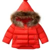 Pluszowa kurtka dziewcząt bawełniany pluszowy płaszcz z kapturem jesień i zimowe dziecko z długim rękawem gęstwa bawełniana płaszcz z kapturem LJ201130