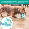 Benepaw resistente al morso IQ Treat Dog Ball Interactive erogazione di cibo Pet giocattoli da masticare per cani di piccola taglia media pulizia dei denti LJ201125