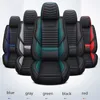 Housses de siège de voiture en cuir épissé pour Kia K2 K3 K3S K4 K5 KX3 KX5 KX7 VQ Sorento Sportage Optima ensemble complet universel quatre saisons