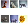 60cm high hand made diy paper Novelty Items lion wall hanging head sculpture home decoration living room craft marine animals