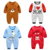clothes born girls boys romper cotton jumpsuits Autumn Unisex Infant baby Clothing LJ201223