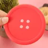 NEWHeat Resistant Placemats Silicone Anti-slip Pads Drink Coaster Buttons Coasters Drinks Table Cup Pad Tableware Mats Gadgets Kitchen RRD12