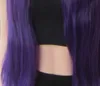 75cm Purple Straight Fashion Style Natural Wig