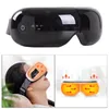 Uppladdningsbar USB -uppvärmning Electric Eye Massager Portable Relieving Dry Eyes Heated Eye Mask Sleeping Ealastic Band1237L