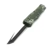 616 7 cali Czarna szary nóż kieszonkowy 440C Blade Podwójne działanie stałe polowanie na polowanie taktyczne EDC Survival Noży