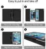 iPad Air 2 Case 9.7-inch iPad Cover, Bifold-serie Litchi Stria Slanke Dunne Magnetische PU lederen Smart Cover [Flip Stand, Slaap Functie] Universeel