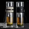 Separation Cups Custom Double Glass Draagbare Filter Hand Creatieve Mannen en Dames Water Cups Blenders Mini Blender Mixer1