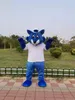 Costume de mascotte d'écureuil bleu d'Halloween Costume de personnage de dessin animé de qualité supérieure Adultes Taille Carnaval de Noël Fête d'anniversaire Tenue de plein air