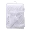 Soft Baby Blankets Warm Fleece Newborn Stroller Sleep Cover Cartoon Beanie Infant Bedding Quilt Swaddling Wrap Kids Bath Towel LJ201105