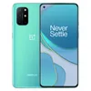 Téléphone portable d'origine One Plus 8T 5G 8 Go de RAM 128 Go de ROM Snapdragon 865 Octa Core 48,0 MP AI NFC 4500 mAh Android 6,55" AMOLED plein écran d'empreintes digitales ID visage téléphone portable intelligent