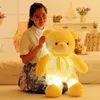 50cm glowing stuffeed animal led flashing plush cute light up coloful teddy bear dolls toy kid baby toy birthday holiday gift1547687