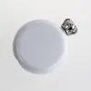 sublimazione 5 once Fiaschette con coperchio diamantato rotondo quadrato bianco Flacone in acciaio inossidabile mini bottiglia d'acqua bicchiere mare spedizione CG001