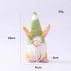 Pasen Bunny Gnome Irish Failless Bunny Dwarf Doll Pasen Pluche Konijn Dwarf Holiday Party Tafel Decoratie HA3489