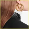 2022 Hoop oorbellen Designer Gold Earring voor dames Jeemlery luxe grote stud oorring met doosletters l Heren Fashion Hoops voor bruid -accessoires