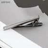 Lepton Klassieke Zakelijke Vierkante Zwarte Borstel Manchetknopen Dasspelden Set Hoge Kwaliteit Stropdas Pin Tie Bars Clip Sluiting Drop schip 201106