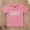 2021 Sarò una sorella maggiore Stampata per bambini Ragazza Divertente Tshirt Manica corta Rosa Bambino Neonato Estate Top Abbigliamento Bambino G1224