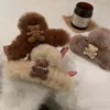 Winter harige pluche haar klauwen voor vrouwen schattige beer pluche klemmen achter hoofd paardenstaart barrettes haaraccessoires