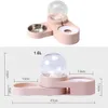 Bubble Pet Bowls Cat Food Automatic Feeder Fountain for Water Drinking Dog Kitten Feeding Container Y200917