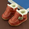 Botas de neve de bebê meninos mais recentes botas de inverno quente botas de couro genuíno botas de pelúcia para bebês Venda LJ201104