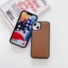 Fashion PU Leather Phone Fodral för iPhone 13 Pro Max 12 11 XS XR X 8 7 Plus Back Cover Shell Cellphone Case