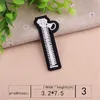 100PCs/Set Zipper shape Embroidered Patch Iron On Sewing Applique Cute Patch Fabric Clothes Shoes Bag DIY Decoration Patches