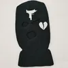 Anpassen Beanie Balaclava Maske Hut Frauen Männer Winter Maskierte Skifahren Masken mit Stickerei Buchstaben Bilder Skullies Design