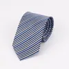 Krawatten Sitonjwly 8 cm Herren gestreift für Männer Frauen Polyester Krawatten Bowtie Bankett Hochzeit Bräutigam Schleife individuelles Logo1