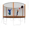 バスケットボールフープのインフレータとラドデアバ在庫を持つ14フィートの粉の上の高度トランポリンA51284D