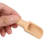 Mini Wooden Scoops Bath Salt Powder Detergent Spoon Candy Laundry Tea Coffee Spoons Kitchen Tool RRF13188