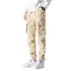 Autumn Black Jogger Men Cargo Pants Outdoor Tactical Military Casual Loose Sweat Cotton Trousers Big Size 8XL 220214