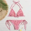 Оптовая новая женщина пляж Super Hot Hot Bikini Lingerie 2 штуки купание купание купание костюмы сексуальные бикини