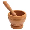 Spice Crusher Resin Bowl Mortar Pestle Spice Pepper Crusher Herbs Grinder Vitlök Mixing Bowl Press Bowl Köksredskap