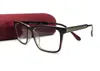 Les plus récentes montures carrées transparentes verres de mode claire les lunettes optiques de cadres optiques homme myopie spectacles lisant des lunettes W9203281
