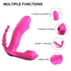 NXY Vibrators 3 En 1 Chupando Vibrador Calefaccin Usable Consolador Anal Cltoris Vagina Estimulador Juguetes Sexuales Para Las Muj2660091