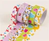 Washi Masking Cloth Tape self-adhesive Decoration Fabric Tape Janpan style Flower Frabric DIY Tape Check Flower Wave Dot 2016 XB1