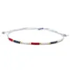 Bracelet à brins de perles colorées bohème, populaire européen et américain, bijoux