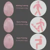 ローズクォーツヨニの卵と杖セット天然ピンクの沈み込んだ石の膣締め愛の卵健康ケーゲルエクササイザーワンズフェミニンH8788926