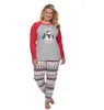 Family Christmas Pyjama Matching Outfits Moeder Vader Kinderkleding Sets Xmas Snowman PrintedPajama's Nachtkleding Nighty YHM29-YFA
