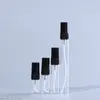 100pcs 2/3 / 5/7 / 10MLGlass Alt şişe Taşınabilir Parfüm Yeniden kullanılabilir boş sprey kutuları Şeffaf Çevre Dostu atomizer